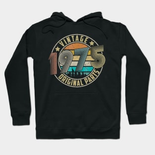 Vintage 1975 Original Parts 45th Birthday Gifts Hoodie